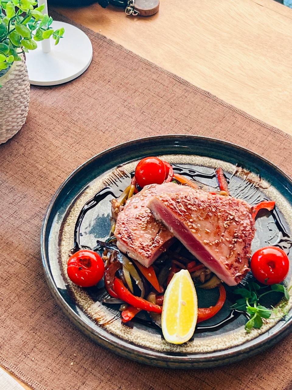 Seared tuna